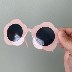 Pale Pink Flower Sunglasses - Urban Outfitters